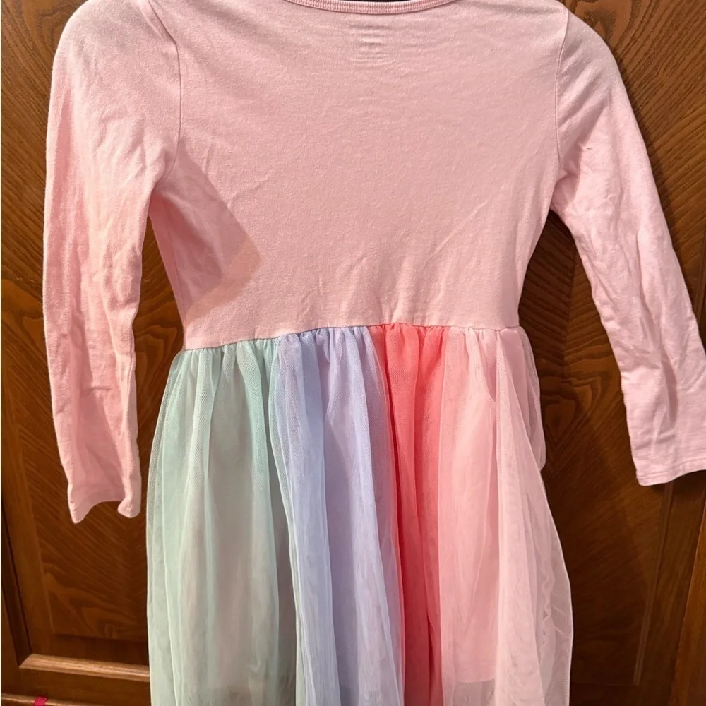 Birthday Girl Rainbow Tutu Dress